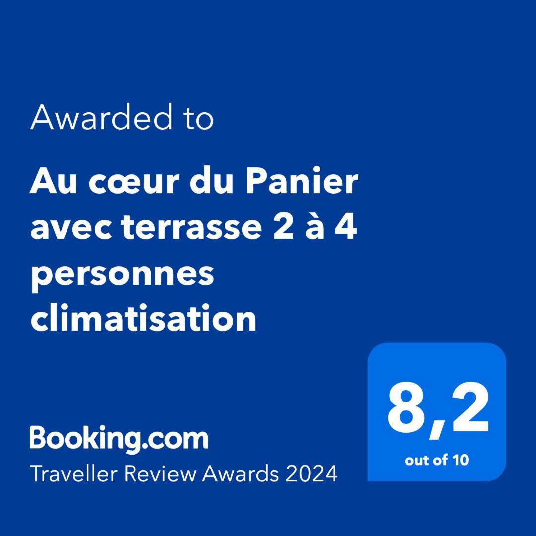 Au Coeur Du Panier Avec Terrasse 2 A 4 Personnes Climatisation Daire Marsilya Dış mekan fotoğraf